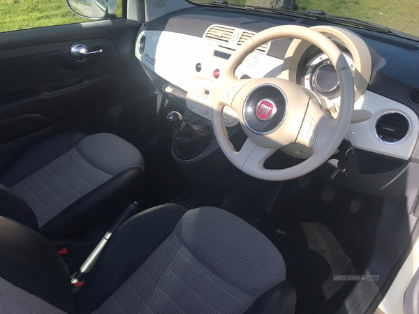 Fiat 500 1.2 Lounge 2dr [Start Stop] Convertible in Down