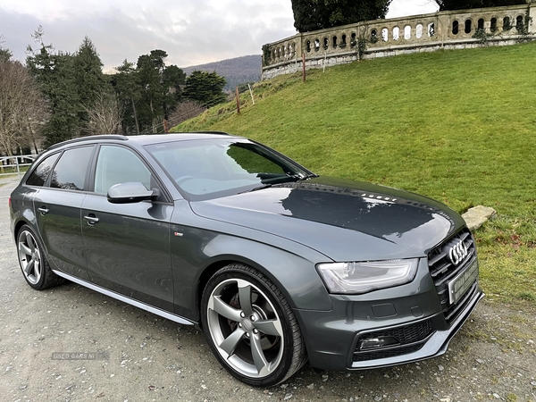 Audi A4 S LINE BLACK ED TFSI Q in Down