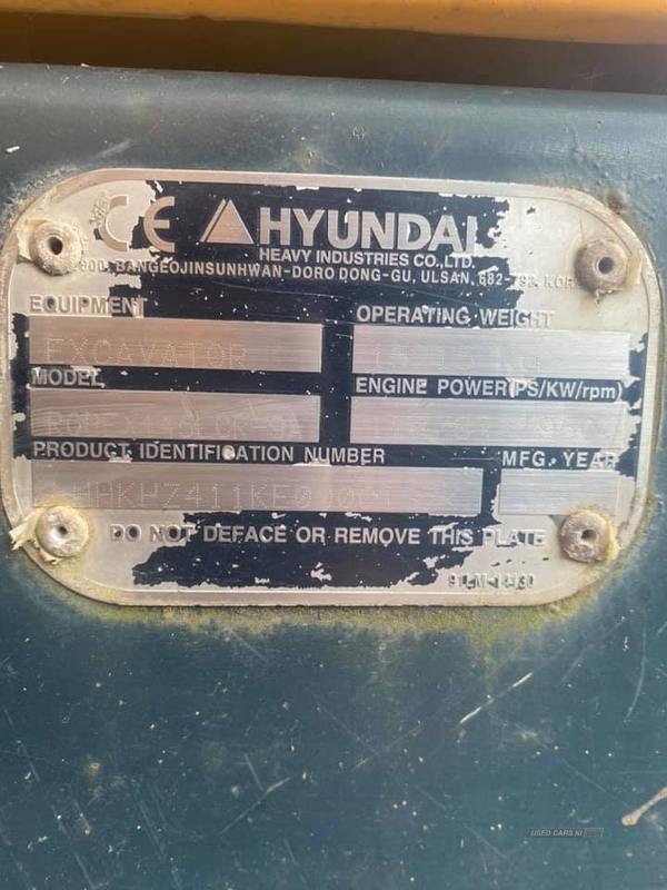 Hyundai 145 LCR-9A Robex 145 LCR-9A in Down
