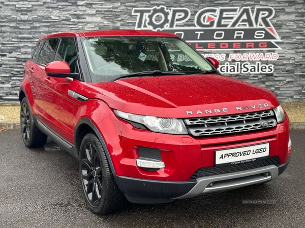 Land Rover Range Rover Evoque 2.2 SD4 PURE TECH 190 BHP FULL HEATED LEATHER, PARKING AID in Tyrone