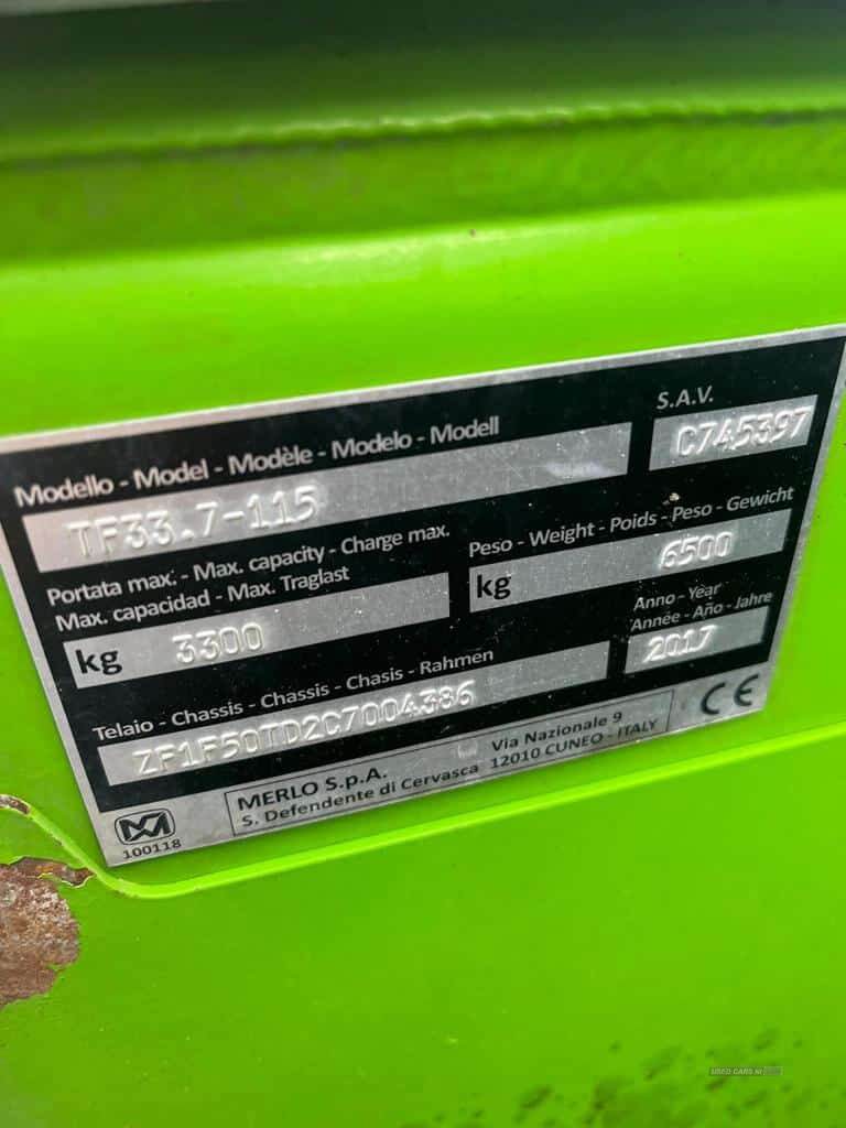  2017 Merlo  TF33.7-115 Telehandler