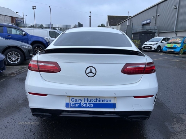 Mercedes-Benz E-Class E 220 D AMG LINE Coupe AUTO 2d 192 BHP REAL EYE CATCHER AMG GT STYLING in Antrim