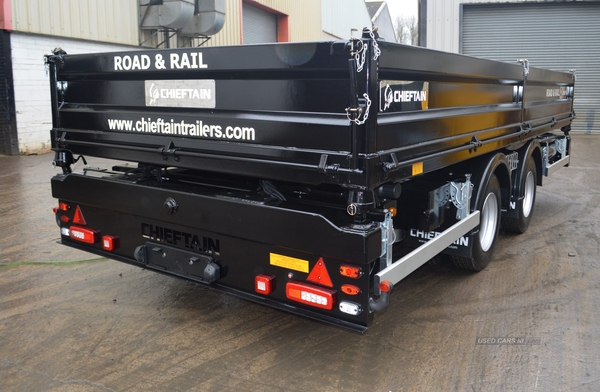 Chieftain 6 metre Road / Rail 3 Way Tipping Trailer in Tyrone