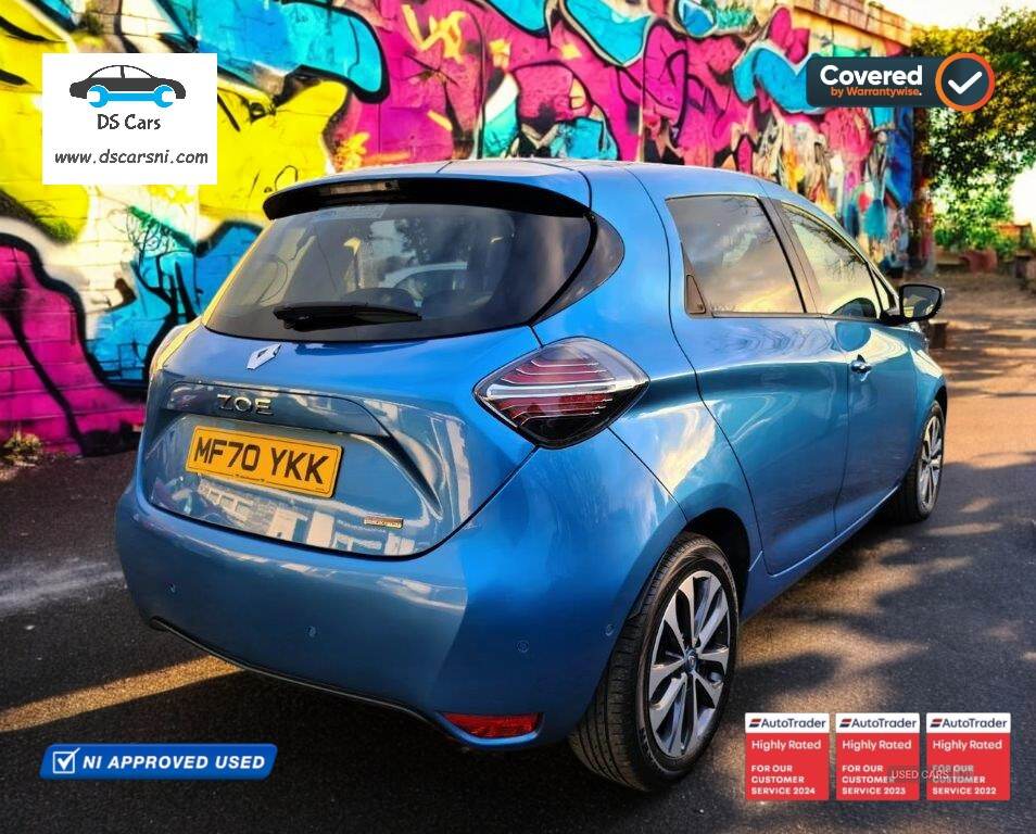 Oct 2020 Renault Zoe 100kW i GT Line R135 50kWh Rapid Charge 5dr Auto