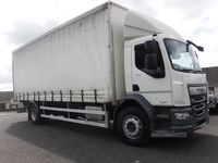 Daf LF 260 18000kg gross curtainsider with tail lift . in Down