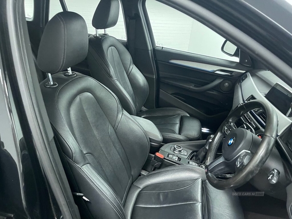 BMW X1 2.0 XDRIVE18D M SPORT 5d 148 BHP SAT NAV, Full leather interior in Down