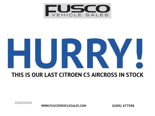 Citroen C5 Aircross 1.2 PURETECH FLAIR PLUS S/S 5d 129 BHP Wireless phone Charging, Sat Nav in Down