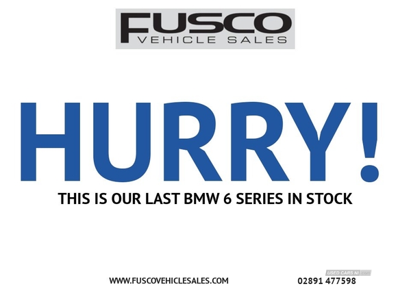 BMW 6 Series 3.0 630D XDRIVE M SPORT 5d 261 BHP Full leather heated seats in Down