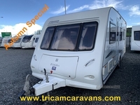 Elddis Odyssey 544/4, Fixed End Bed, Separate Shower in Down