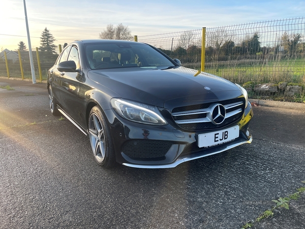 Mercedes-Benz C-Class C220d AMG Line Glass Roof in Derry / Londonderry