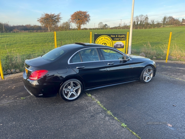 Mercedes-Benz C-Class C220d AMG Line Glass Roof in Derry / Londonderry