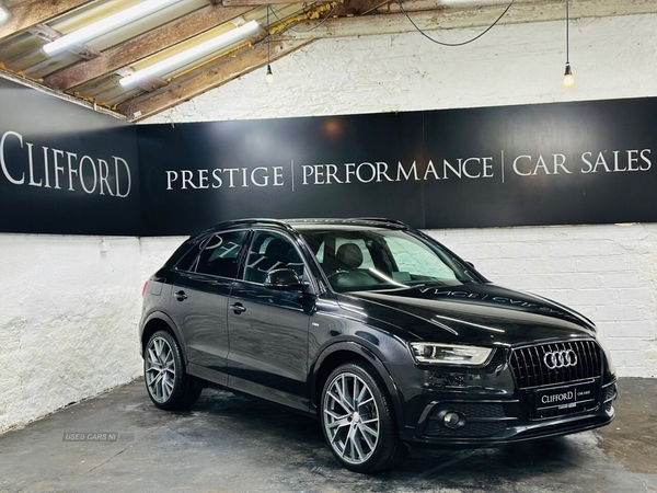 Audi Q3 2.0 TDI QUATTRO S LINE PLUS 5d 177 BHP BLACK STYLING PACKAGE in Derry / Londonderry