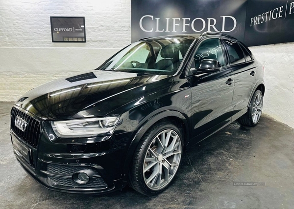 Audi Q3 2.0 TDI QUATTRO S LINE PLUS 5d 177 BHP BLACK STYLING PACKAGE in Derry / Londonderry