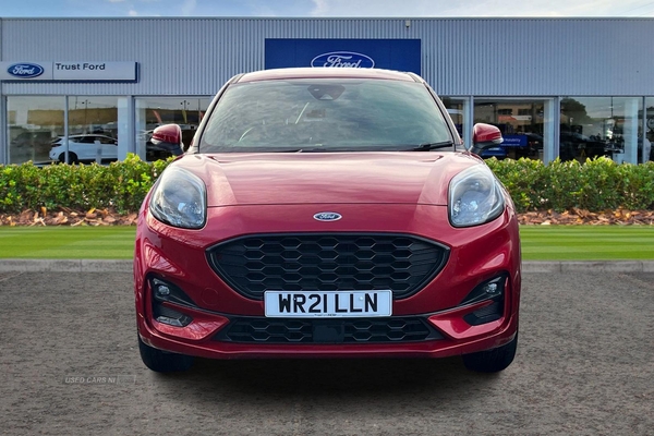 Ford Puma ST-LINE X MHEV 5dr - DIGITAL CLUSTER, B&O AUDIO, REAR SENSORS, AUTO HIGH BEAM, WIRELESS CHARGING PAD, SAT NAV, PART LEATHER SEATS and much more in Antrim