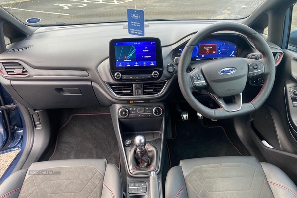 Ford Fiesta ST-LINE X MHEV **LOW MILEAGE, LIMTIED EDITION 3 DOOR, HYBRID, HEATED SEATS/STEERING WHEEL, ADAPTIVE CRUISE, PARK ASSIST, REVERSE CAM** in Antrim