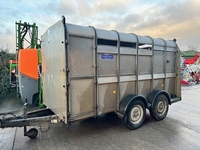 Ifor Williams TA510 12ft Livestock Trailer c/w Fold up Sheep Decks in Down