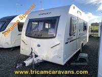 Bailey Orion 430/4, One Owner, Lightweight Fixed Bed in Down