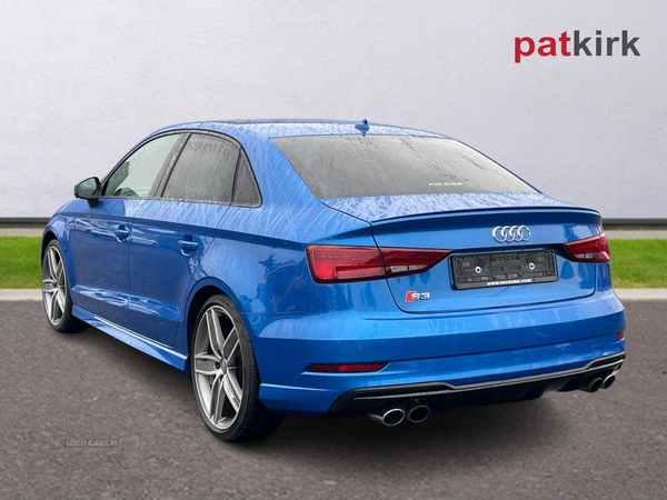 Audi A3 S3 310 TFSI QUATTRO BLACK EDITION *SEPANG BLUE & PANORAMIC GLASS ROOF* in Tyrone