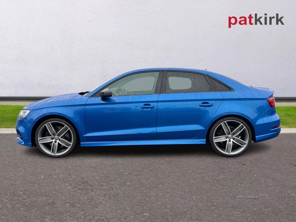 Audi A3 S3 310 TFSI QUATTRO BLACK EDITION *SEPANG BLUE & PANORAMIC GLASS ROOF* in Tyrone