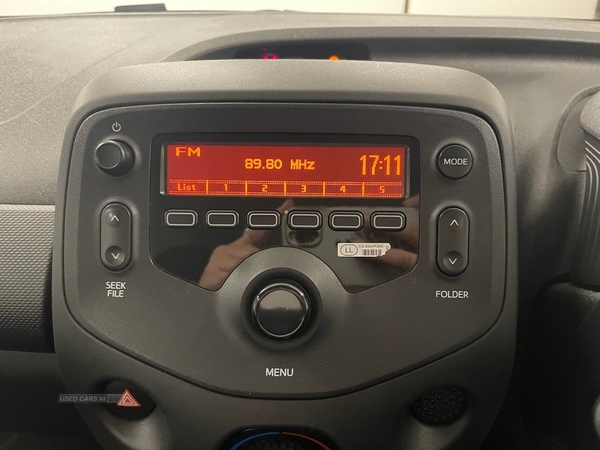 Toyota Aygo 1.0 VVT-I X 3d 69 BHP DAB Radio, Remote Central Locking in Down