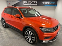 Volkswagen Tiguan 2.0 SEL TDI BMT 4MOTION DSG 5d 188 BHP upgraded r-line alloys, pan roof in Down