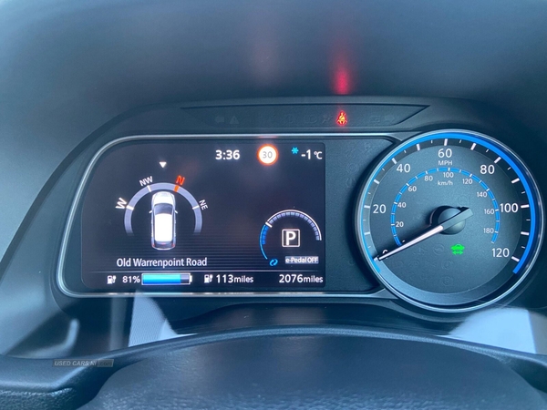 Nissan LEAF 39kWh Tekna Auto 5dr in Down