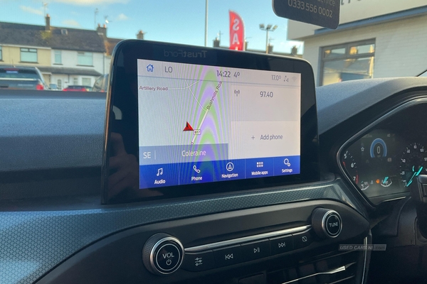 Ford Focus 1.0 EcoBoost 125 Active X 5dr, Apple Car Play, Android Auto, Sat Nav, Full TrustFord Service History, DAB Radio, Multifuction Steering Wheel in Derry / Londonderry