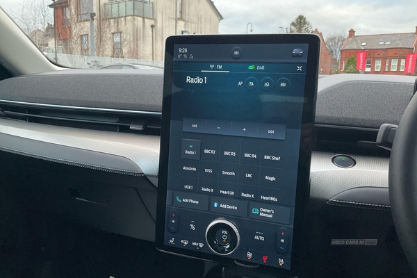 Ford Mustang MACH-E 216kW Extended Range 88kWh RWD 5dr Auto-Panoramic Roof, Reversing Sensors& 360 Degree Camera,15.5 Central Touch Screen, Blind Spot Information System in Antrim