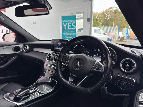 Mercedes-Benz C-Class 2.1 C220 BlueTEC AMG Line G-Tronic+ Euro 6 (s/s) 4dr in Tyrone