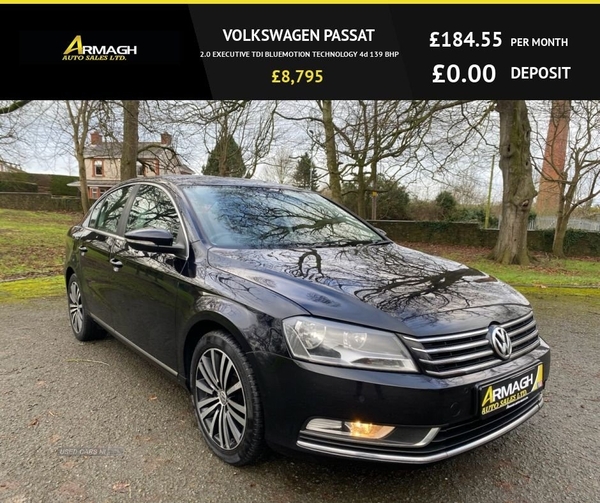 Volkswagen Passat 2.0 EXECUTIVE TDI BLUEMOTION TECHNOLOGY 4d 139 BHP in Armagh