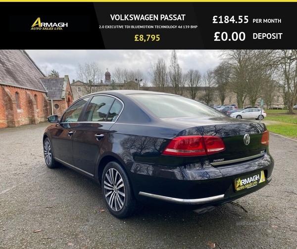 Volkswagen Passat 2.0 EXECUTIVE TDI BLUEMOTION TECHNOLOGY 4d 139 BHP in Armagh