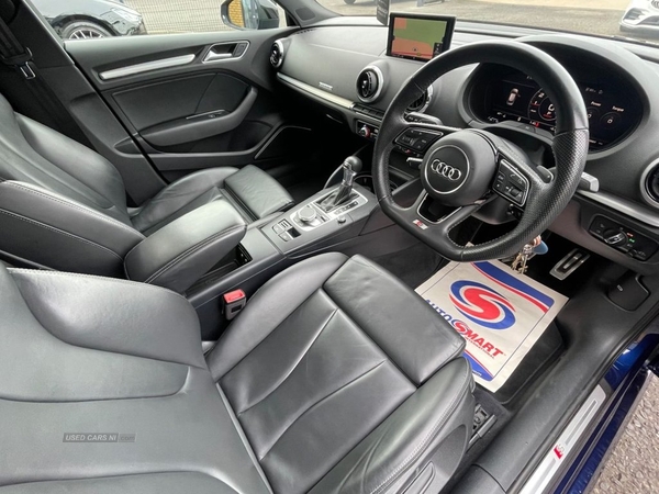 Audi A3 2.0 S3 SPORTBACK TFSI QUATTRO BLACK EDITION 5d 296 BHP in Fermanagh