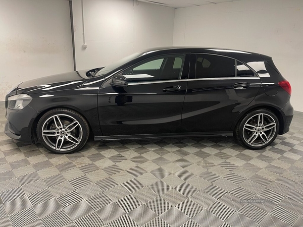 Mercedes-Benz A-Class 1.6 A 200 AMG LINE 5d 154 BHP Air Conditioning, Alloys, Bluetooth in Down