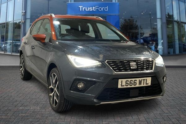 Seat Arona 1.6 TDI Xcellence Lux [EZ] 5dr DSG- Front & Rear Parking Sensors & Camera, Cruise Control, Speed Limiter, Apple Car Play, Park Assistance, Start Stop in Antrim