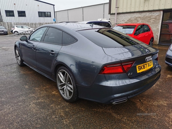 Audi A7 3.0 SPORTBACK TDI QUATTRO BLACK EDITION 5d 268 BHP Low Rate Finance Available in Down