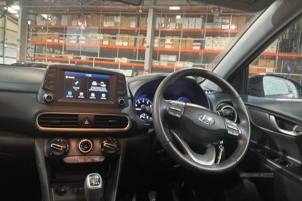 Hyundai Kona 1.0T GDi Blue Drive SE 5dr- DAB, Bluetooth, Reversing Sensors & Camera, Lane Assist, Cruise Control, Voice Control, Start Stop in Antrim