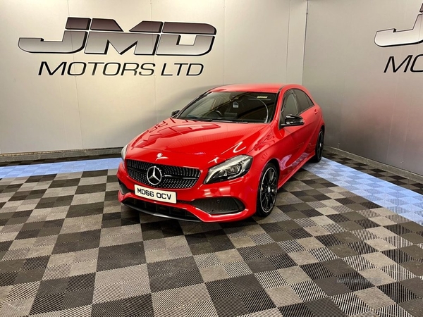 Mercedes-Benz A-Class 2017 MERCEDES A180 AMG LINE PREMIUM NIGHT EDITION STYLE AUTO 110BHP (FINANCE & WARRANTY) in Down