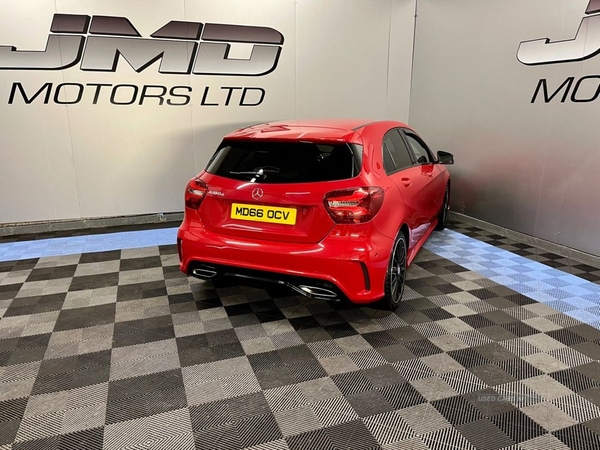 Mercedes-Benz A-Class 2017 MERCEDES A180 AMG LINE PREMIUM NIGHT EDITION STYLE AUTO 110BHP (FINANCE & WARRANTY) in Down