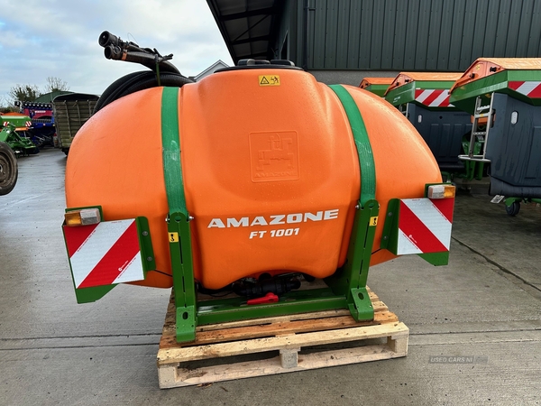 Amazone FT1001 Front sprayer tank c/w Flow Control Pipe work in Down