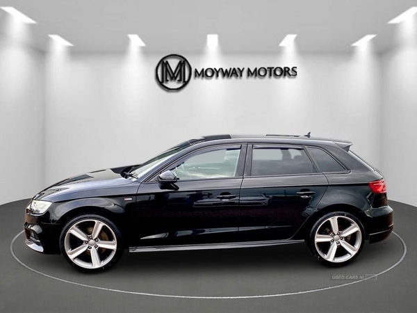 Audi A3 2.0 TDI 35 Black Edition Sportback S Tronic Euro 6 (s/s) 5dr in Tyrone