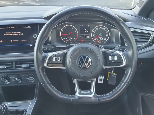 Volkswagen Polo R-LINE TSI 110BHP REVERSE CAMERA SAT NAV PARKING SENSORS in Antrim