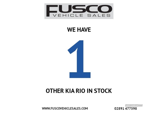 Kia Rio 1.0 GT-LINE S ISG 5d 118 BHP HEATED SEATS, SAT NAV in Down