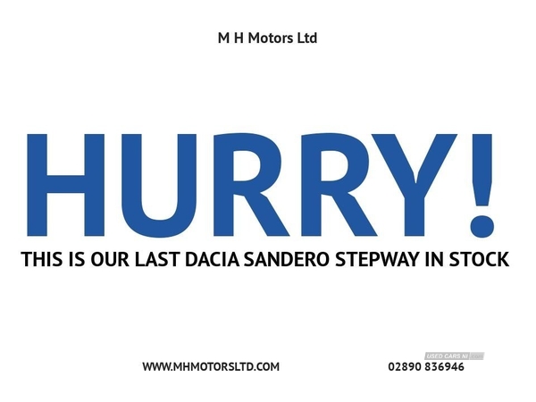 Dacia Sandero Stepway 1.5 AMBIANCE DCI 5d 90 BHP LONG MOT / £20 ROAD TAX in Antrim