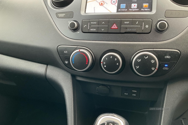 Hyundai i10 1.0 Go SE 5dr- Reversing Sensors, Touch Screen, Sat Nav, Bluetooth, Voice Control, Cruise Control, Privacy Glass in Antrim
