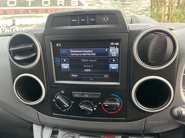Peugeot Partner 1.6 BLUE HDI PROFESSIONAL L1 5d 100 BHP COLOUR TOUCH SCREEN, DAB RADIO in Tyrone