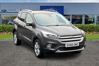 Ford Kuga 1.5 TDCi Titanium 5dr 2WD, Apple Car Play, Android Auto, Sat Nav, Parking Sensors, Partial Leather Interior, Keyless Start, Rear Privacy Glass in Derry / Londonderry
