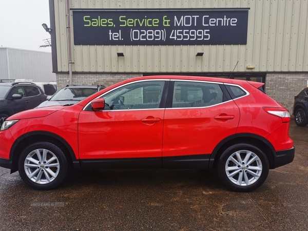 Nissan Qashqai 1.2 ACENTA DIG-T SMART VISION 5d 113 BHP Low Mileage in Down