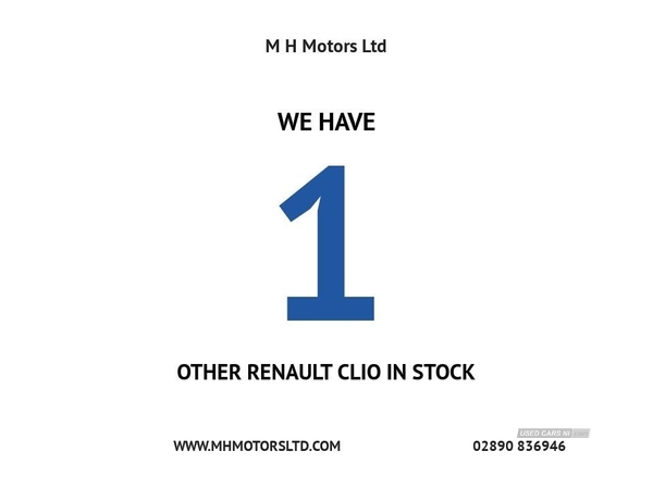 Renault Clio 1.1 DYNAMIQUE TOMTOM 16V 5d 75 BHP FULL SERVICE HISTORY 10 STAMPS in Antrim