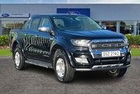 Ford Ranger Pick Up Double Cab Limited Auto NO VAT-LEATHER UPHOLSTERY, CRUISE CONTROL, REVERSING CAMERA w/ PARKING SENSORS, HEATED FRONT SEATS, APPLE CARPLAY in Antrim