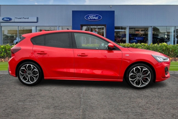 Ford Focus ST-LINE X- Front & Rear Parking Sensors & Camera, Heated Leather Seats & Wheel, Apple Car Play, Cruise Control in Antrim